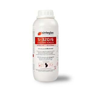 Cola para Acrílico S-320/G Antimanchas